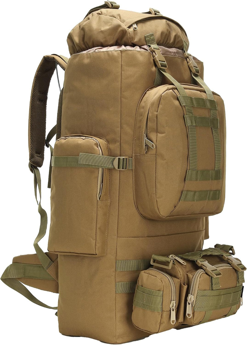 King'sGuard 100L Camping Hiking Backpack Molle Rucksack Military Camping Backpacking Daypack