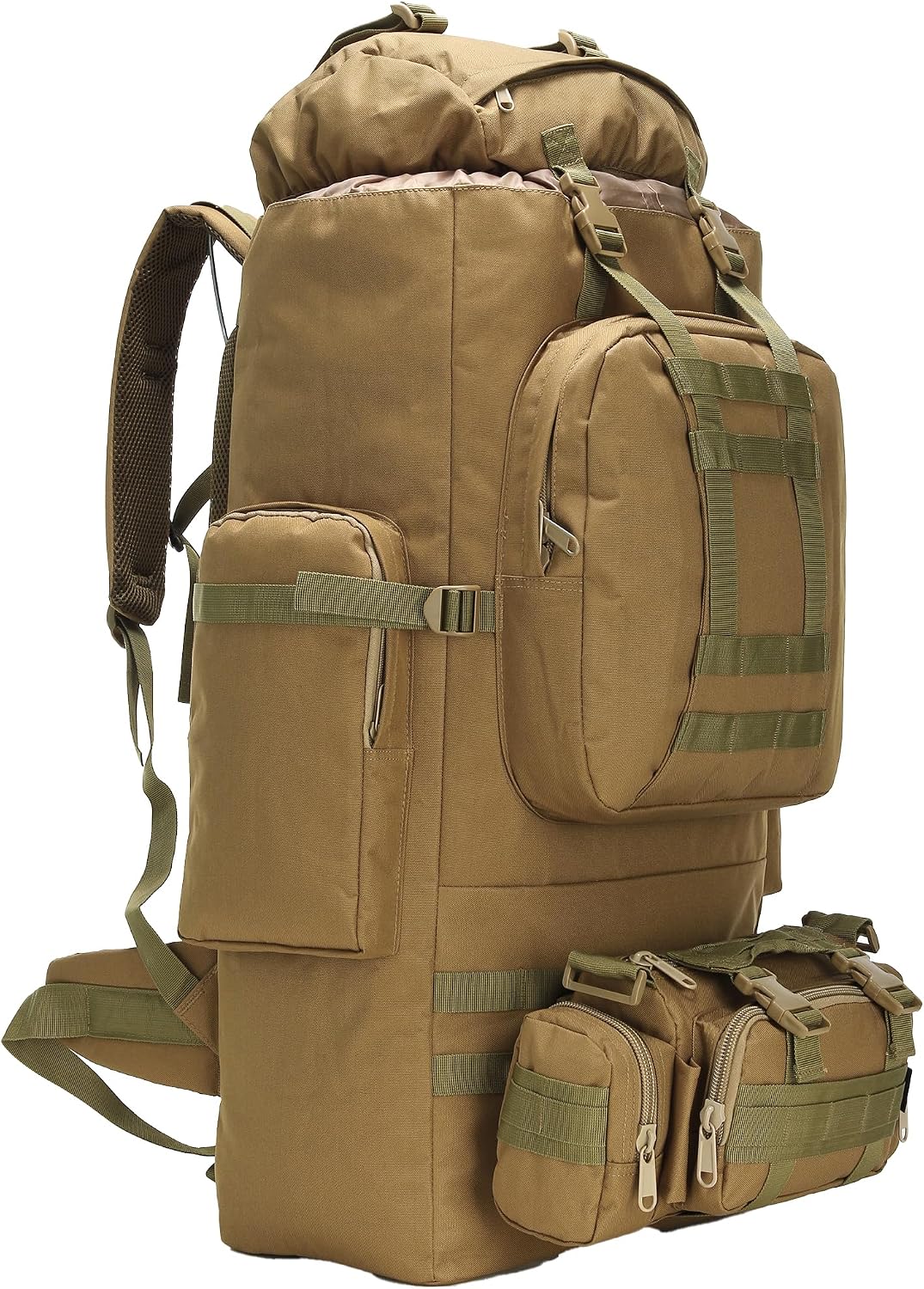 King'sGuard 100L Camping Hiking Backpack Molle Rucksack Military Camping Backpacking Daypack