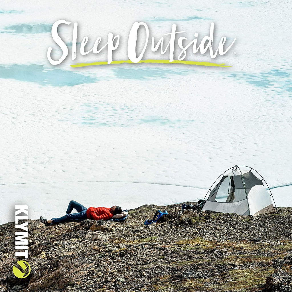 Klymit Pillow X Travel Pillow, Lightweight Inflatable Hybrid Airplane, Backpacking, Hammock, and Camping Pillow