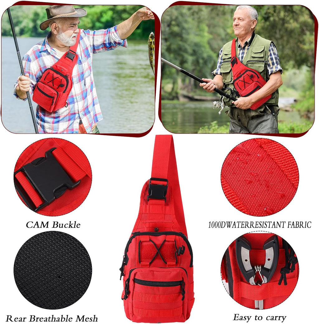 Sosation 134 Pcs Fishing Tool Beginner Starter Kit