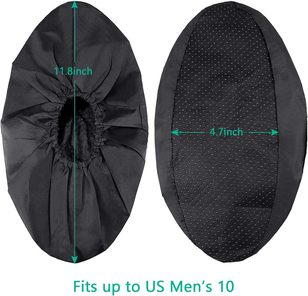 Frienda 8 Pairs Reusable Shoe Covers Waterproof Non Slip Floor,Large