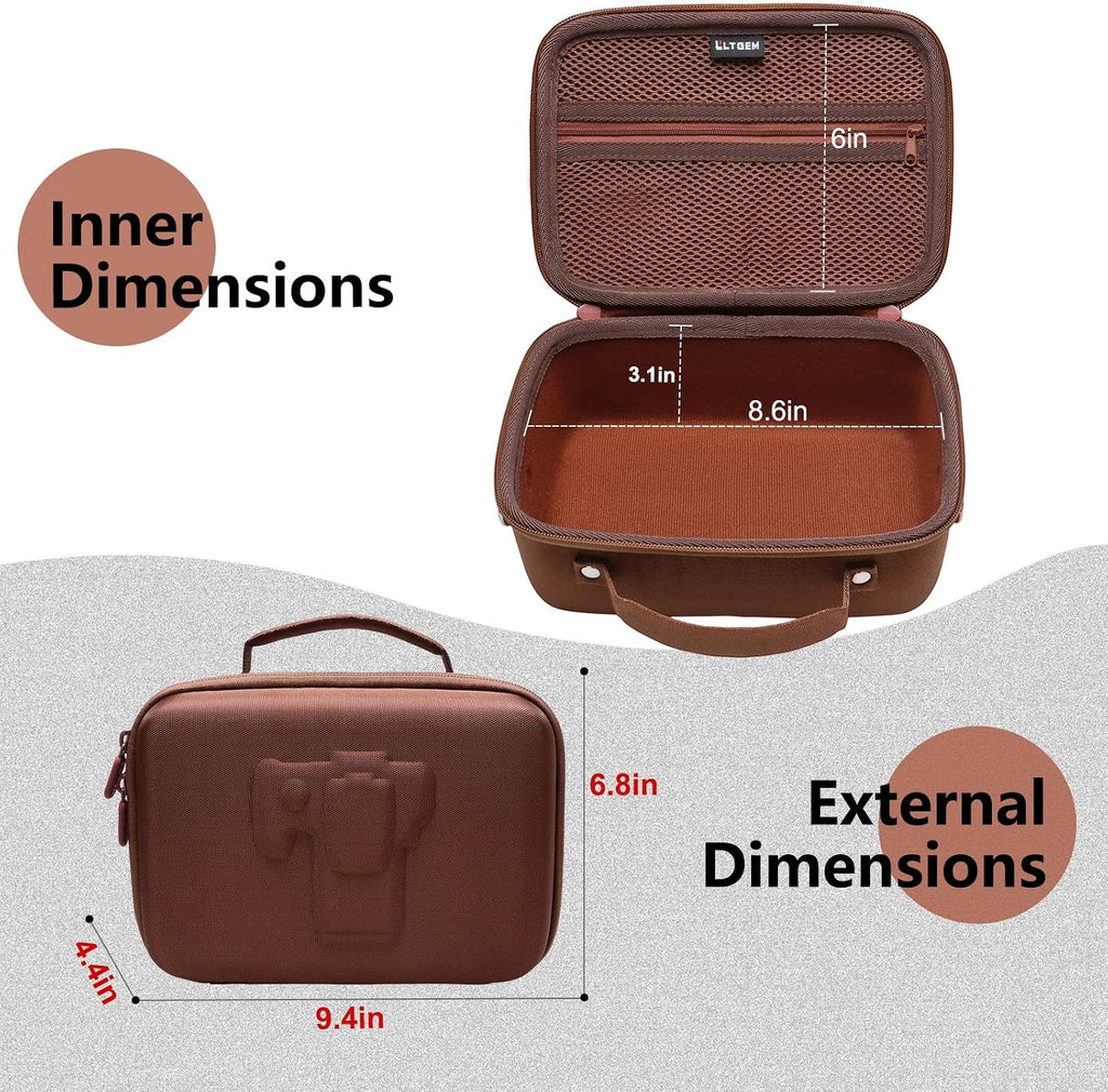 Small Camera Case Bag for Canon EOS Rebel T7/R50//R100 DSLR Camera Brown