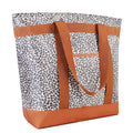 Insulated Reusable Tote Bag for Grocery Shopping for Women/Men, Pizza/Food Delivery Bag to Keep Food Cold/Hot for Commercial Delivery Services, Cooler bags for Travel/Beach/Picnic, Cow Print