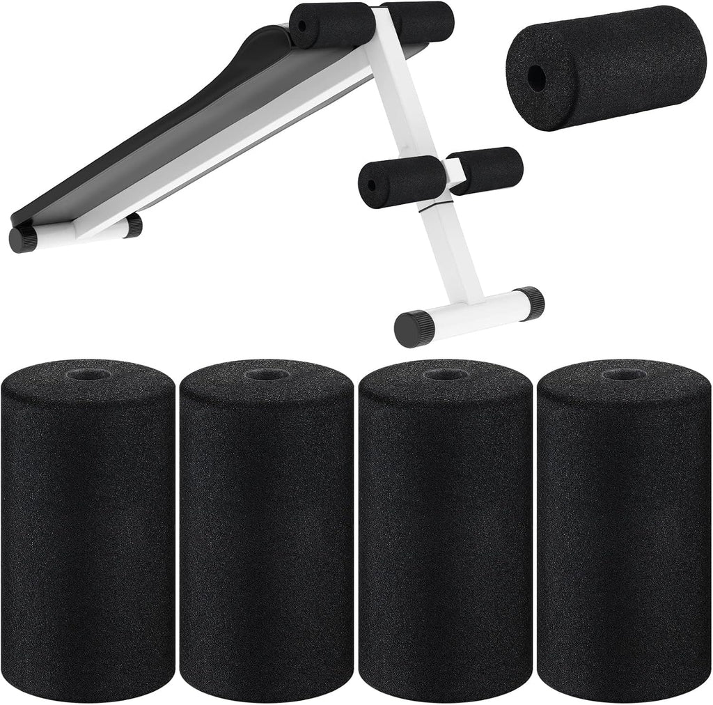 Deekin 4 Pcs Foam Foot Pad Rollers Tube Cover, 1 x 3.54 x 7.1 Inches