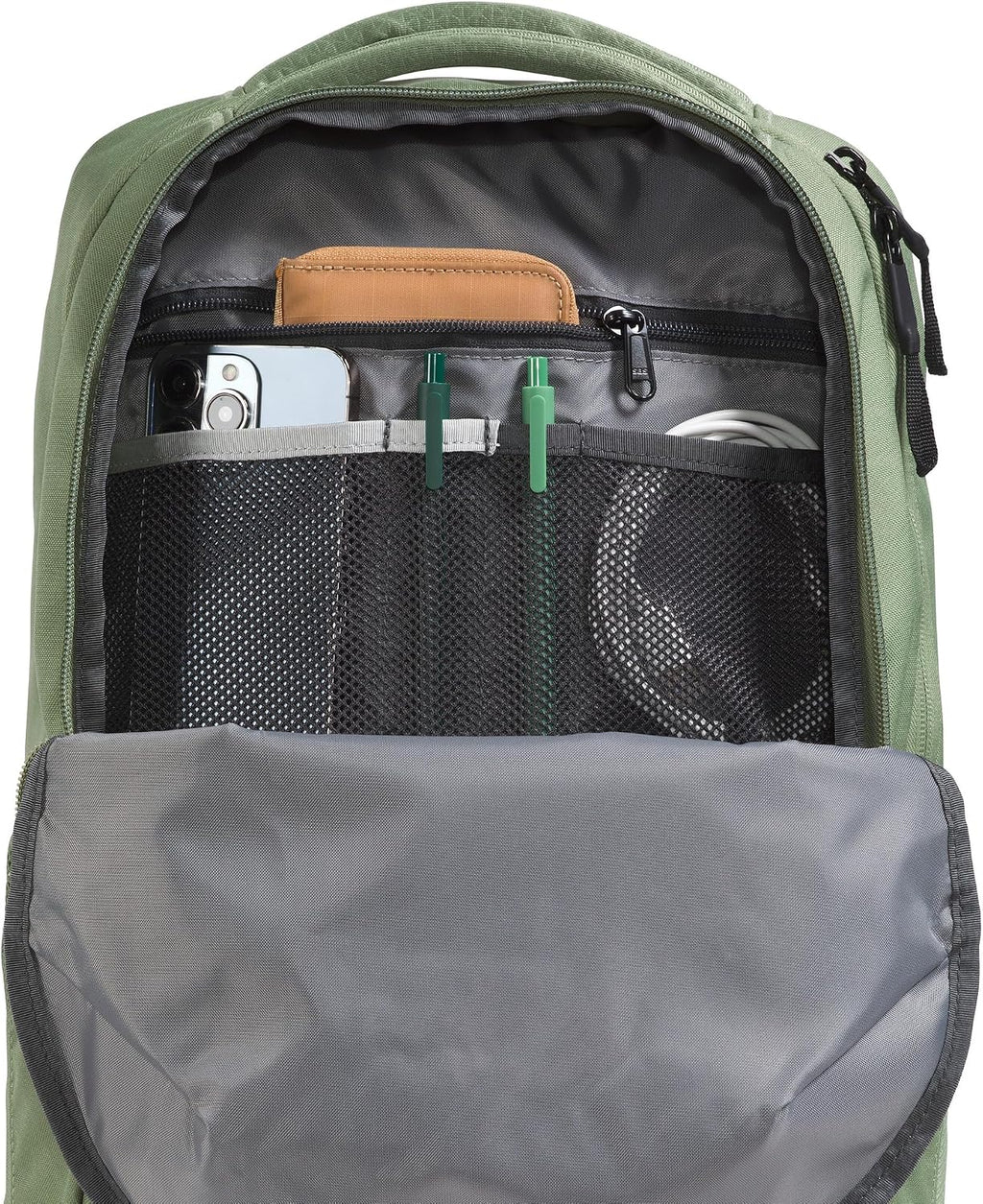 The North Face Vault Everyday Laptop Backpack, Bark Mist/Blk, One Size