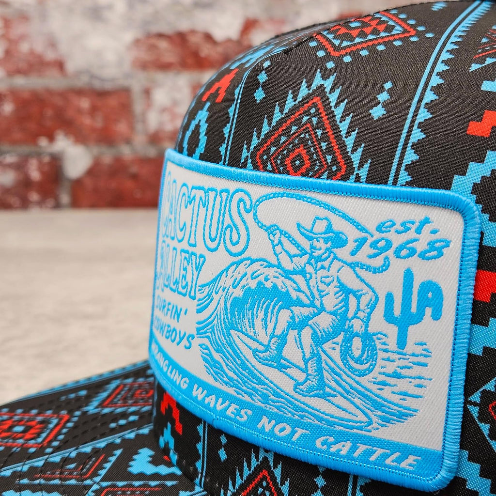 CACTUS ALLEY HAT CO. Western Lifestyle Texas Ranch Rodeo Inspired Adjustable Snapback Patch Hat