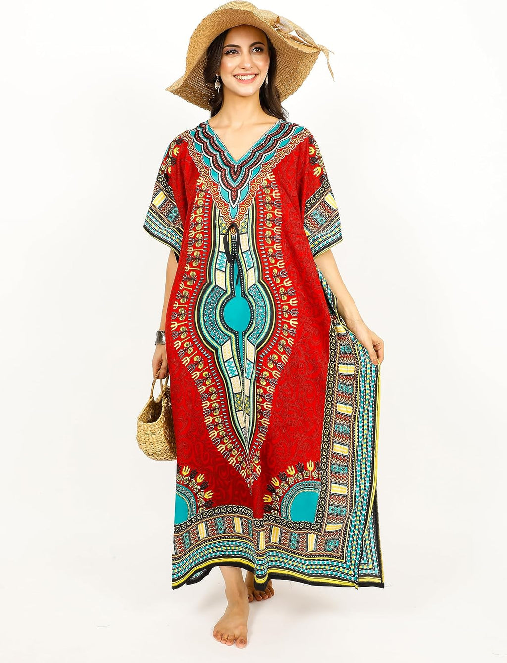 Ladies Kaftans Tunic Kimono Maxi Women Dashiki African Caftan Plus Size Lounge Girls Kimono
