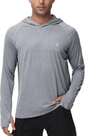 Roadbox Men's UPF 50+ Fishing Shirts, Long Sleeve UV Sun Protection Hoodie