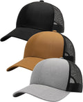 FURTALK Mens Trucker Hat Structured Mesh Baseball Cap Adjustable Classic