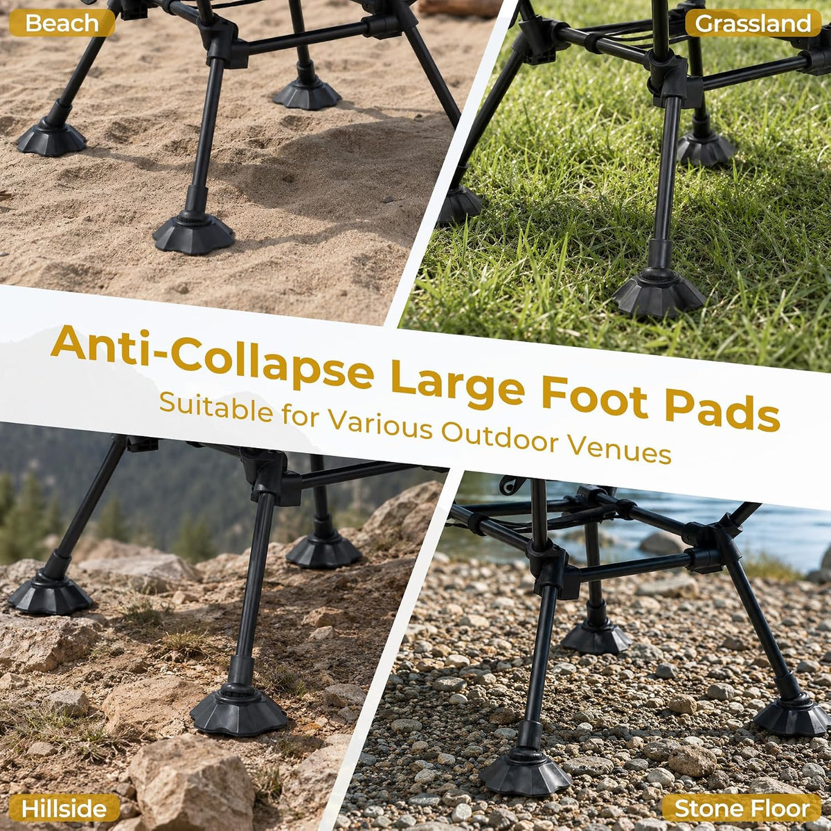 Lightweight Folding Backpacking Camping Chair for Hiking, Beach