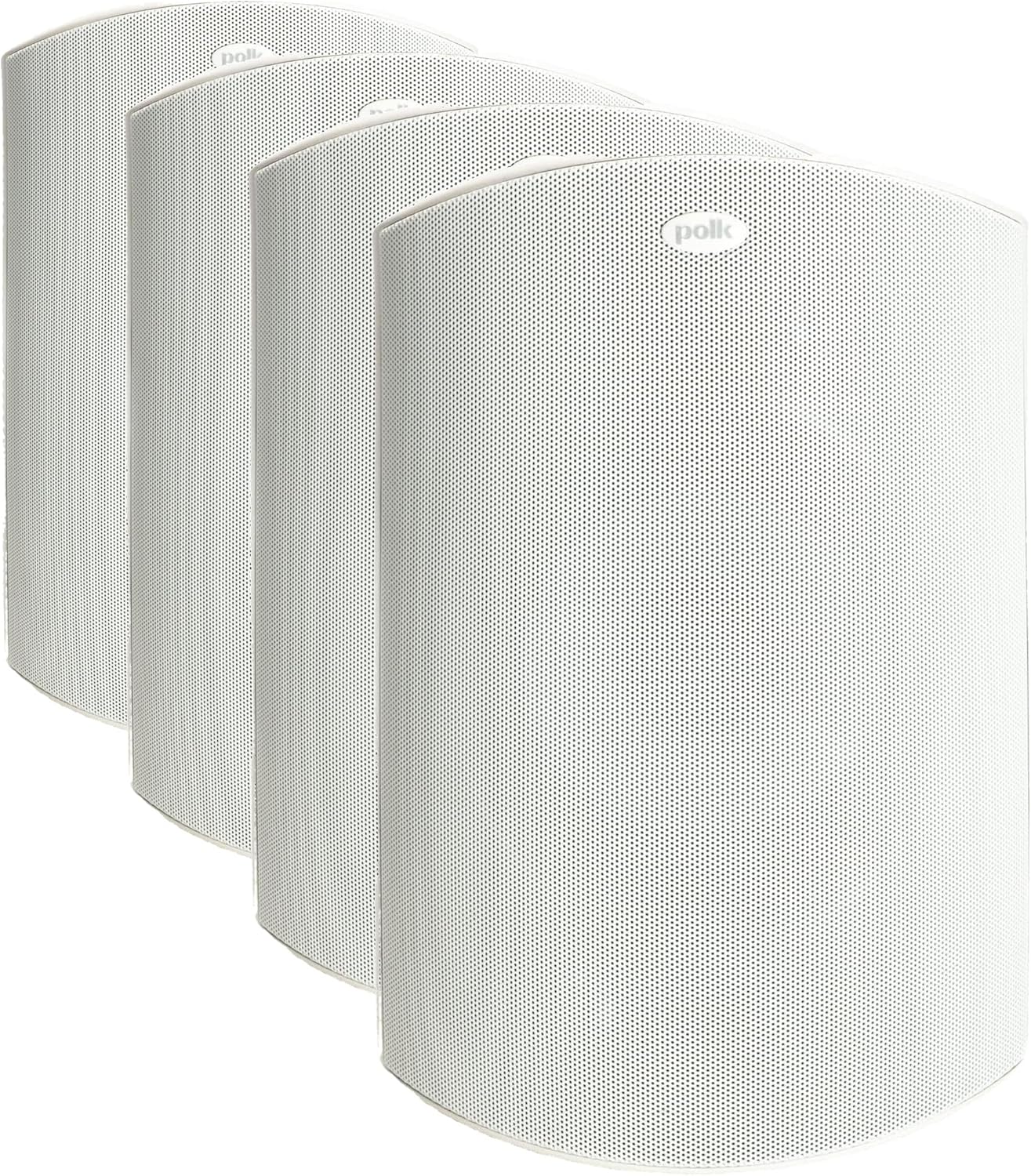 Polk Audio Atrium 4 Outdoor Speakers, Powerful Bass (Pair, Black)