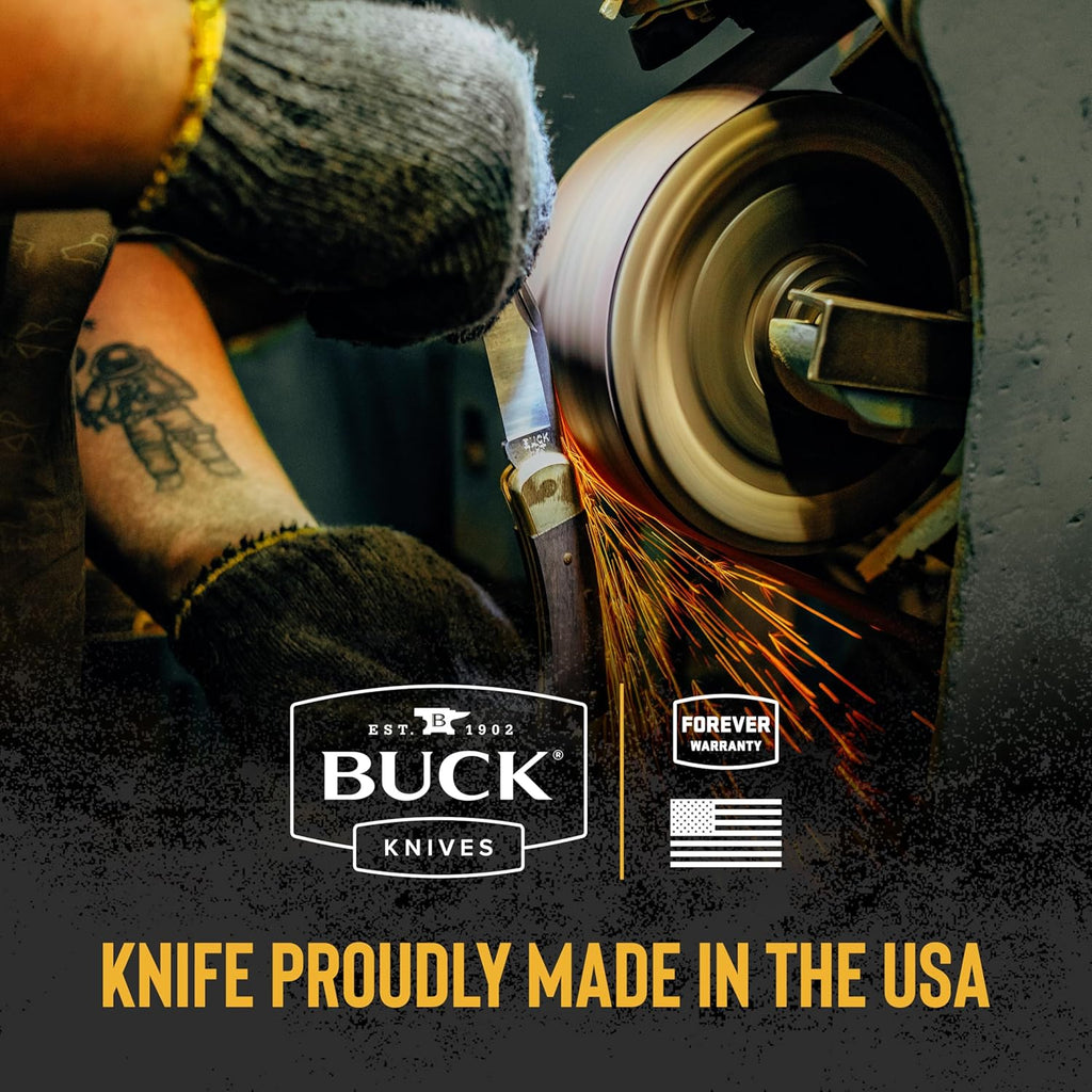 Buck Knives 110 Slim Select EDC Pocket Knife, Black, 2.8 oz