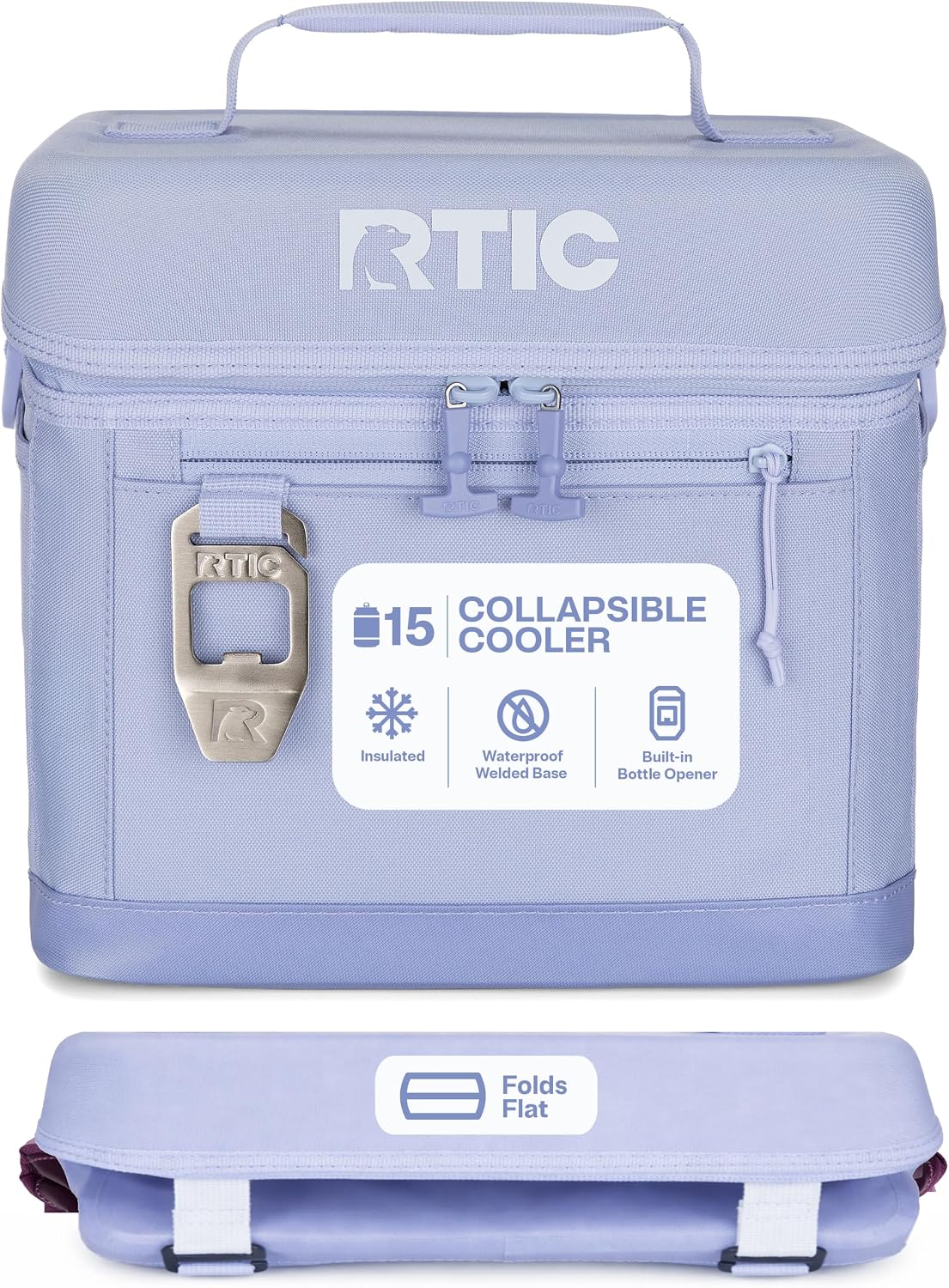 RTIC Everyday Cooler, Soft Sided Portable Insulated Cooling for Lunch, Beach, Drink, Beverage, Travel, Camping, Picnic, for Men and Women