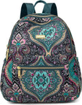 Pealwel Mini Backpack Purse for Women,Small Nylon backpacks for Ladies Backpacks Women Anti Theft Travel Bag (Bohemian)
