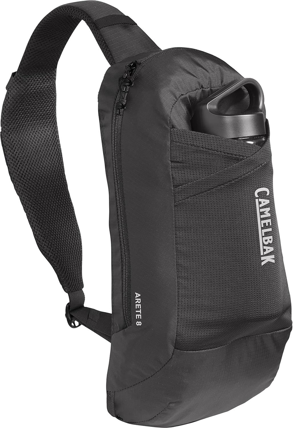 CamelBak Arete Sling 8 Hiking Hydration Pack, Silver Mist