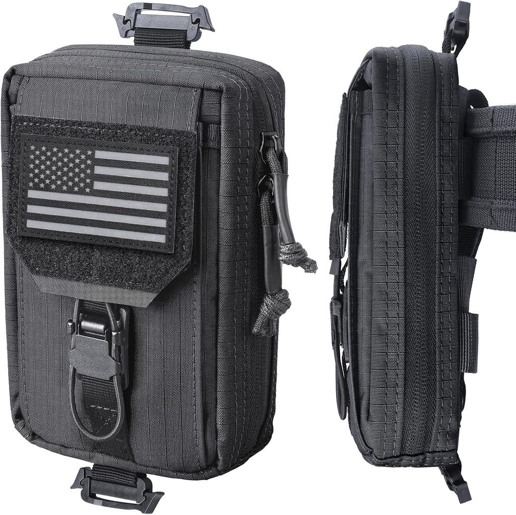 RXW Tactical Phone Pouch, MOLLE Tool Phone Holder for Belt & Vest