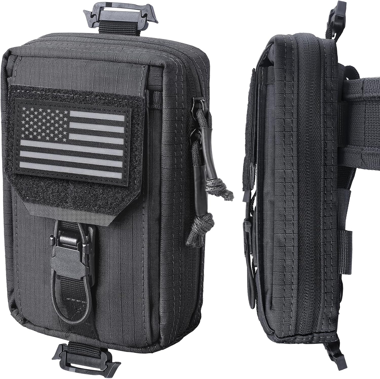 RXW Tactical Phone Pouch, MOLLE Tool Phone Holder for Belt & Vest