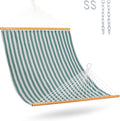 Lazy Daze Double Textliene Quick Dry Hammock with Spreader Bar for Outdoor