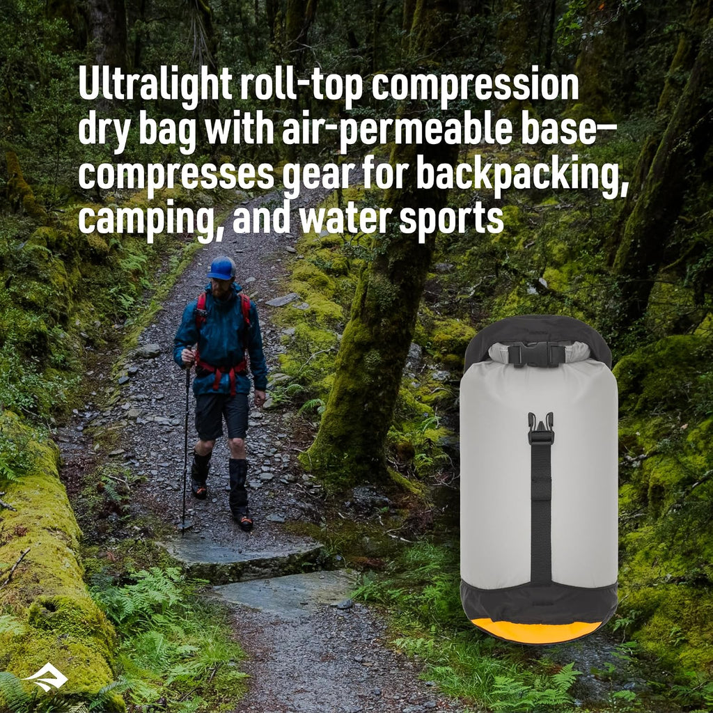 Sea to Summit eVac UL Compression Dry Bag, 3 Liter, High Rise Grey