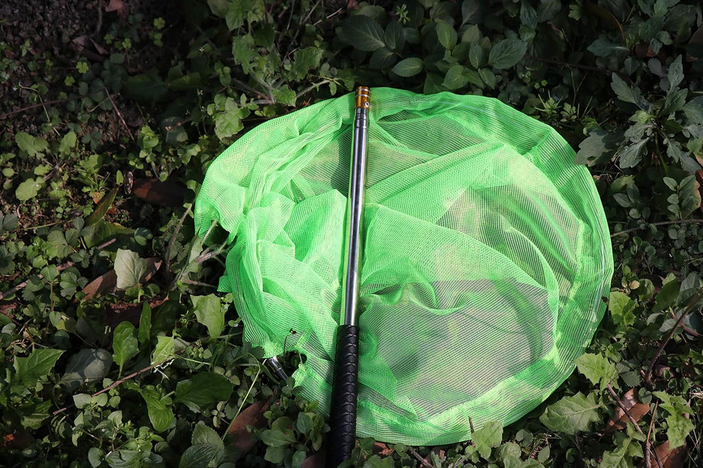 RESTCLOUD Bait Net and Fishing Landing Net with Telescoping Pole Handle Extends to 59 inches