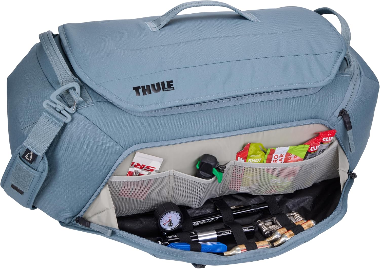 Thule RoundTrip 80L Duffel - Storage compartments to Organize and Protect Gear - Boot Bag for ski and Snowboard Travel - Soft Pocket for Goggles and Helmet - Dry Bag Included
