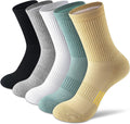 Gonii Women Athletic Cushioned Crew Socks 5 Pairs