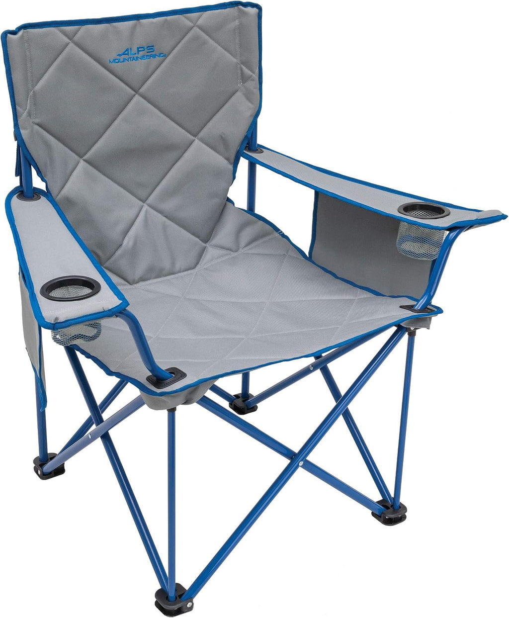 ALPS Mountaineering King Kong Camping Chairs for Adults with Mesh Cup Holders and Pockets, Built Durable and Reliable with Compact Foldable Steel Frame