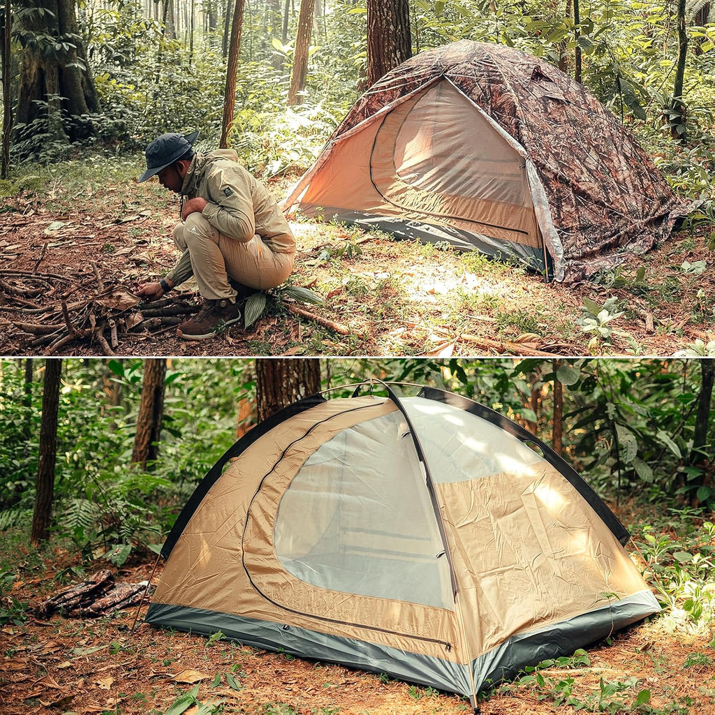 GEERTOP 2 Person Backpacking Tent, Lightweight Waterproof 4-Season Tent