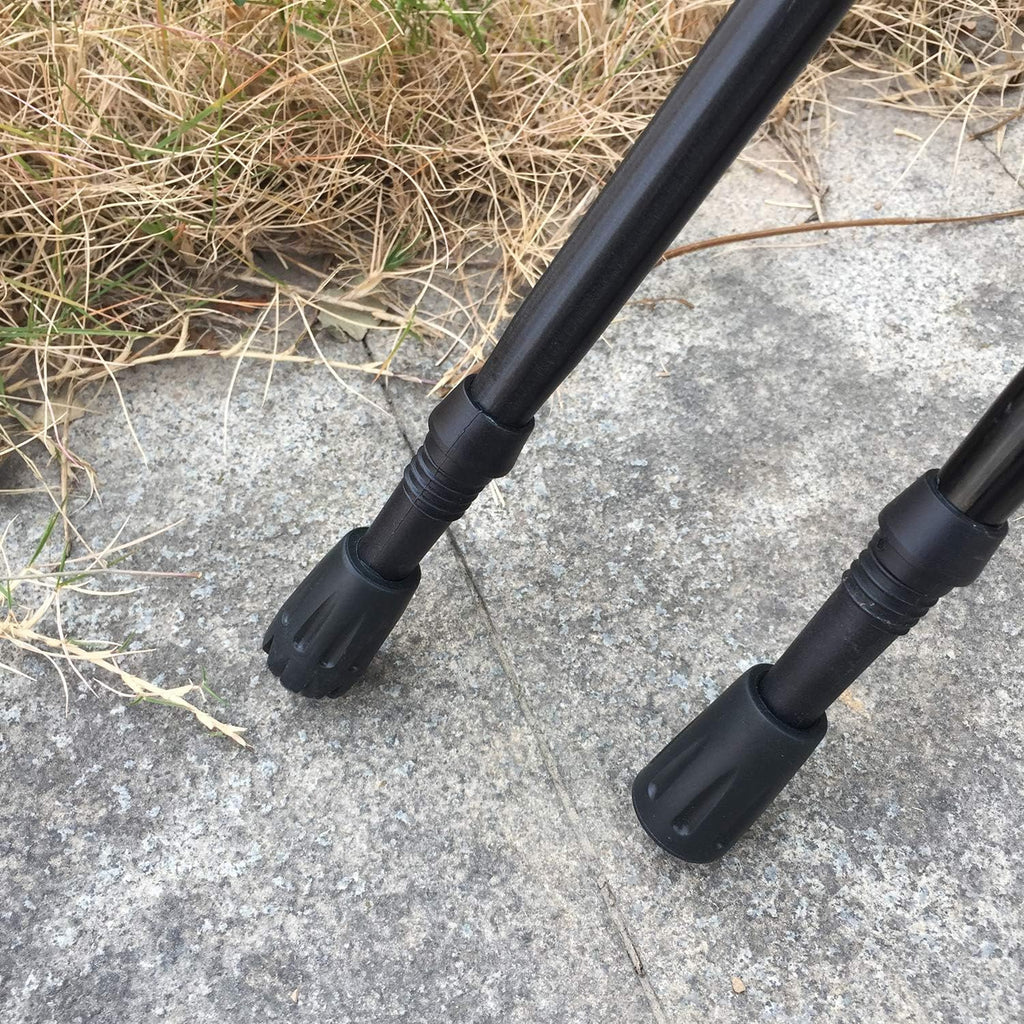 Trekking Pole Accessories Extra Thick and Wear Resisting Rubber Tips Snow Support Mud Support for Hiking Poles for All Common Trekking Poles, Hiking Sticks, Nordic Walking Poles with a Inner Diameter of 11mm/0.43"