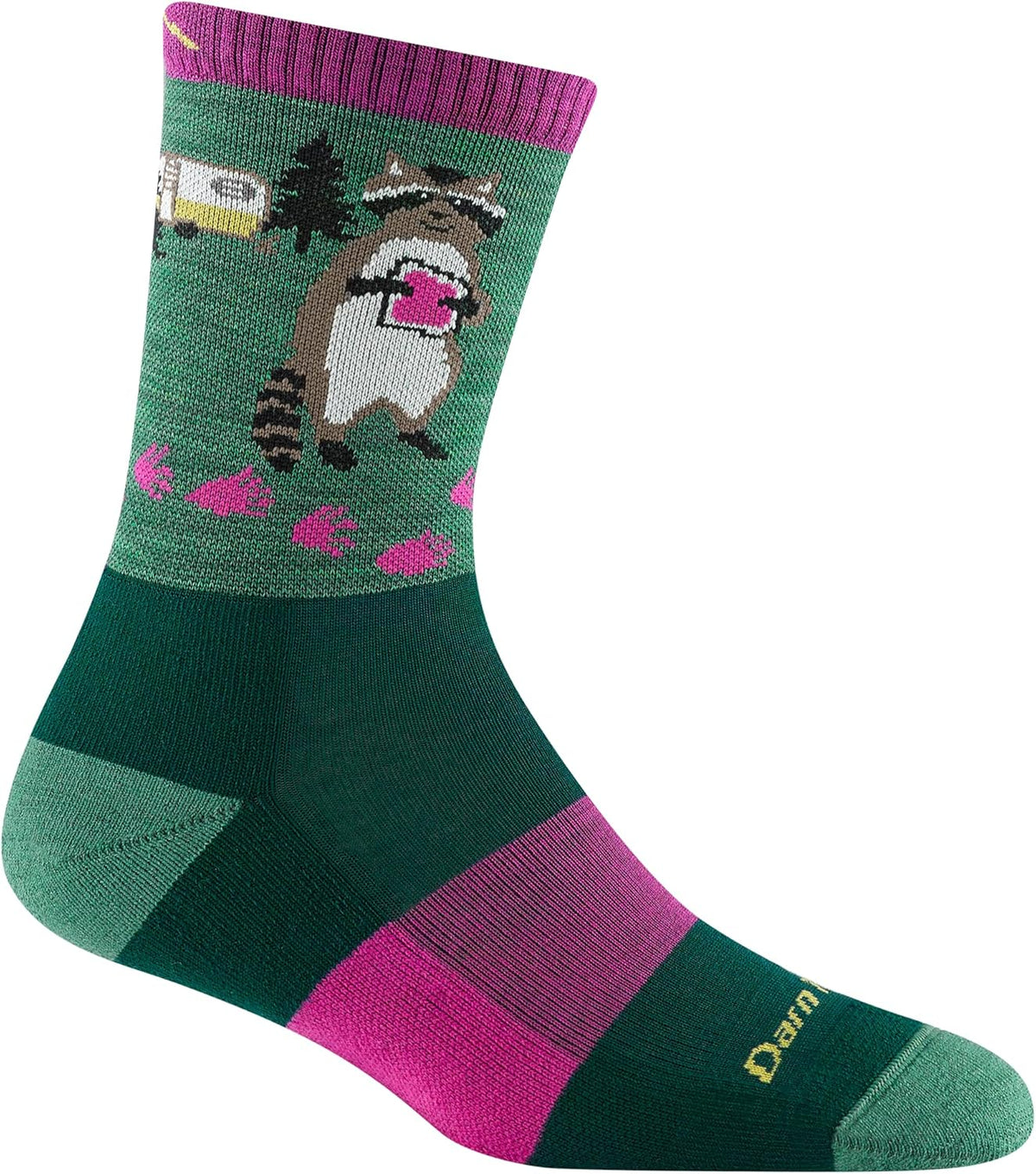 Darn Tough Women's Critter Club Micro Crew Lightweight with Cushion Sock (Style 5001) -