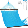 Lazy Daze 2 Person Caribbean Rope Hammock, Handwoven Double Hammock