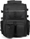 Fishing Tackle Backpack With Rod Holders, Large 40L Fishing Backpack for Camping, Hiking