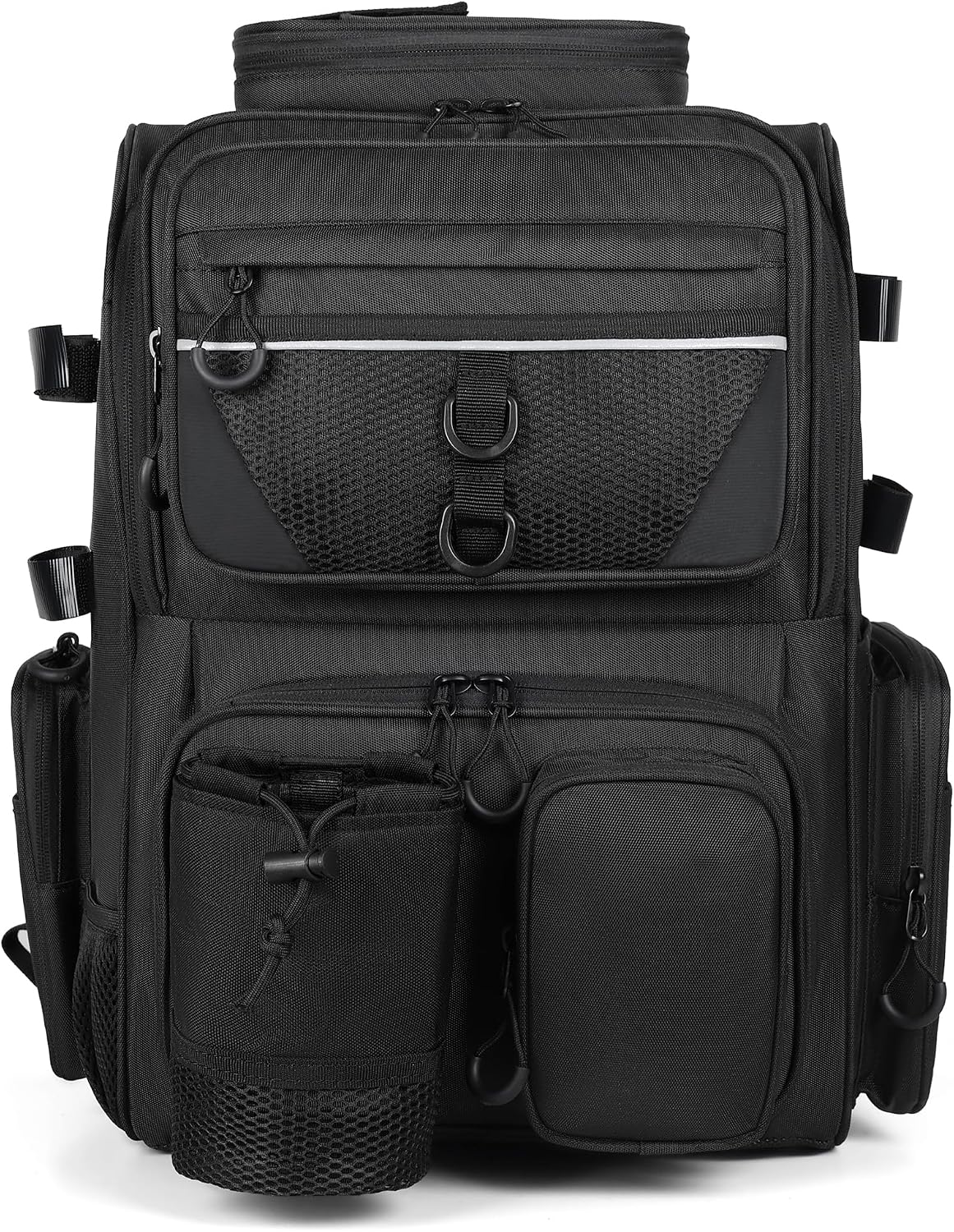 Fishing Tackle Backpack With Rod Holders, Large 40L Fishing Backpack for Camping, Hiking