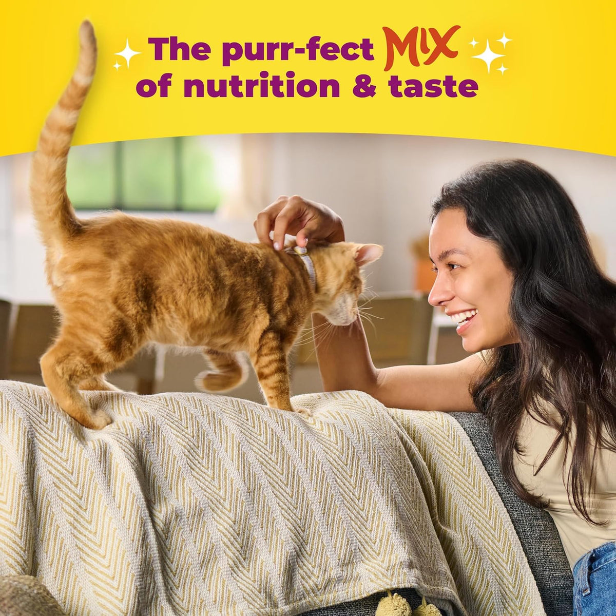 Meow Mix Tender Centers, Salmon & White Meat Chicken Flavors, 4 Bags