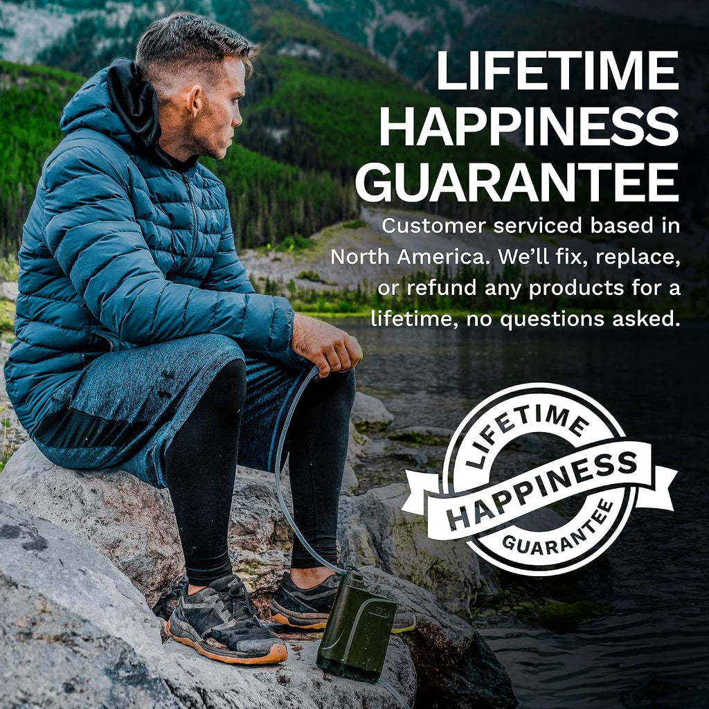 Survivor Filter PRO X Electric Portable Water Filter for Camping & Survival