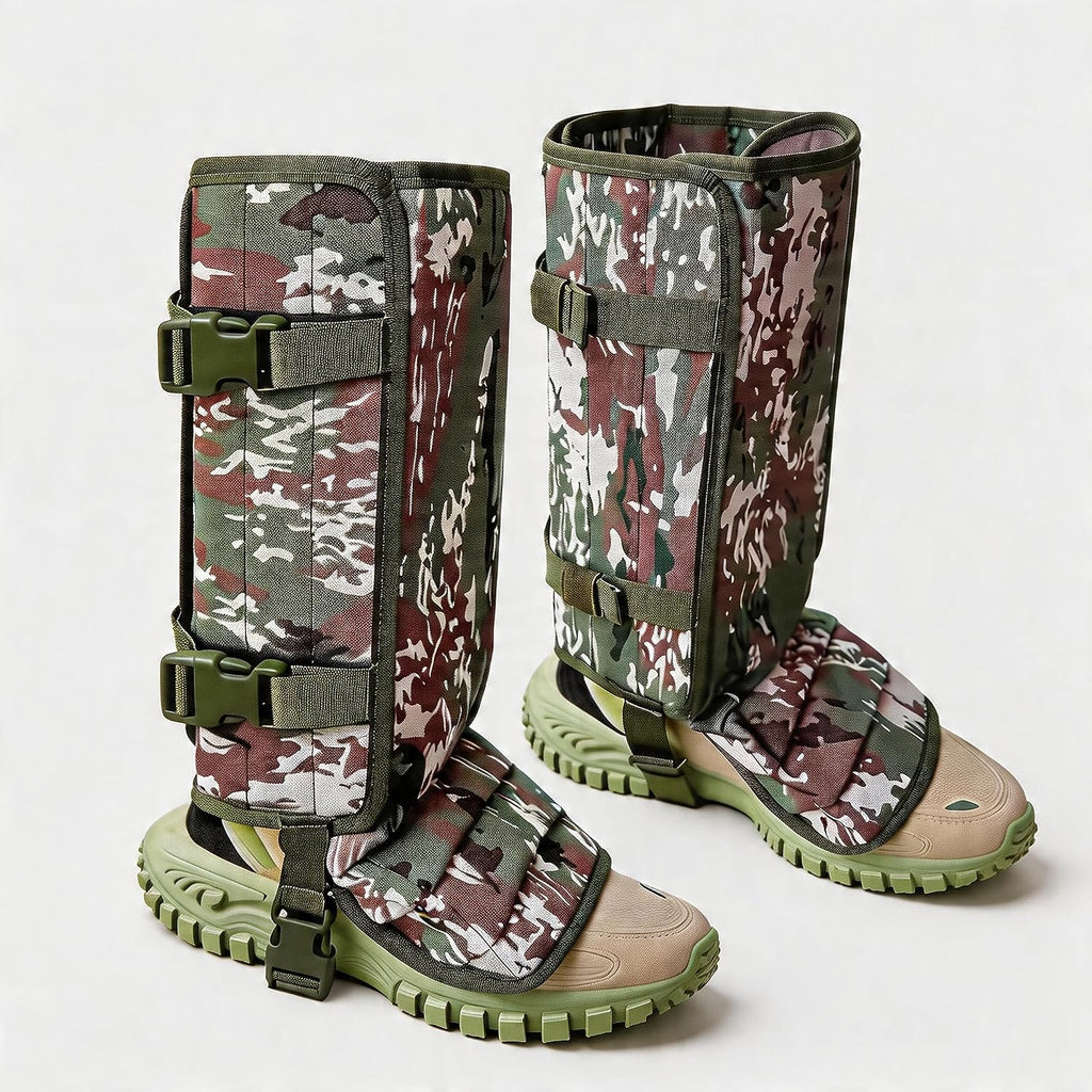 Snake Gaiters for Men Women, Balck Snake Bite Protective Gaiter Chaps Fit for Outdoor Hunting Hiking Farm Working Lawncare
