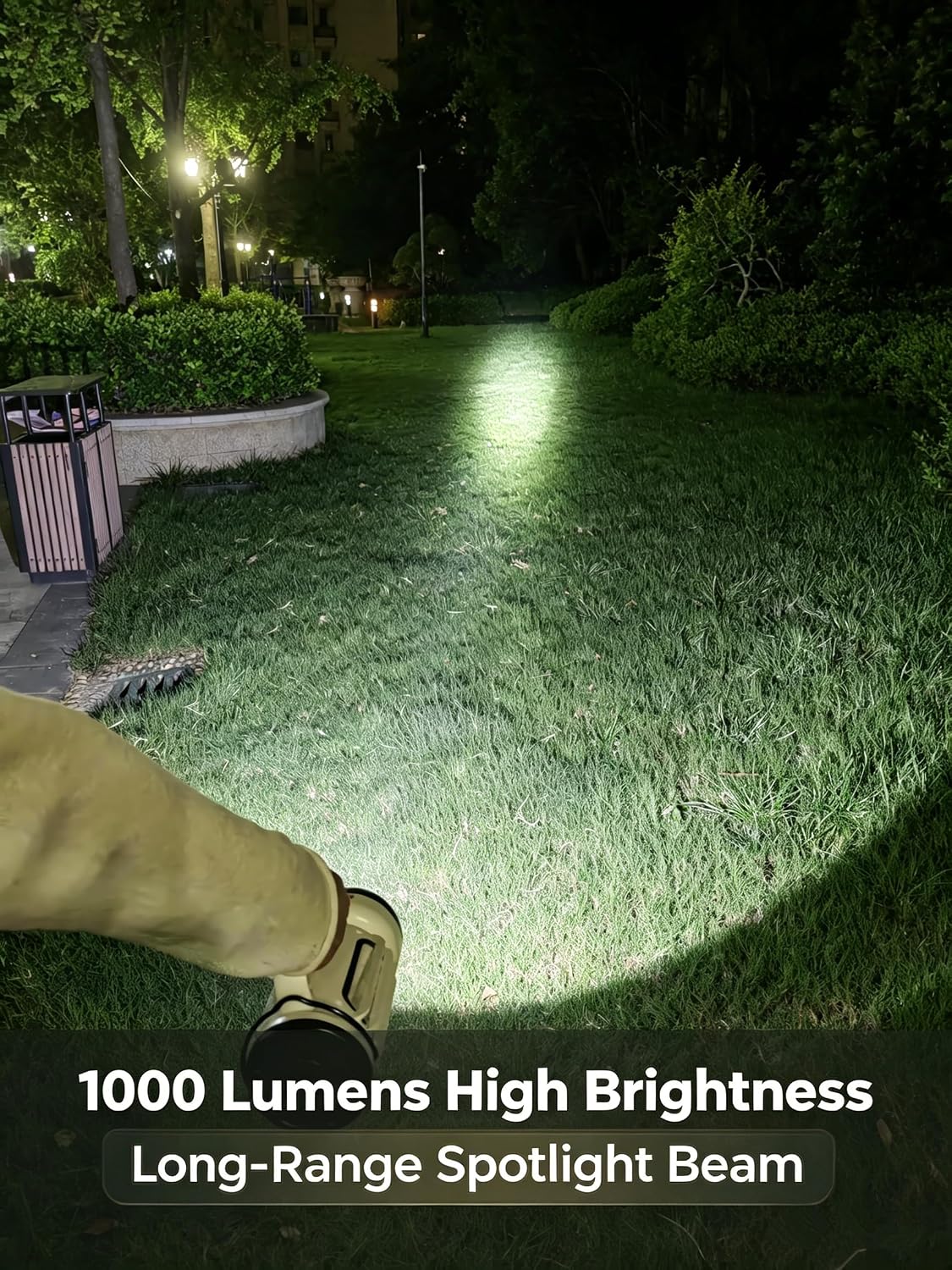 UNROEVS Camping Lantern,Rechargeable Handheld Flashlight & Emergency Light
