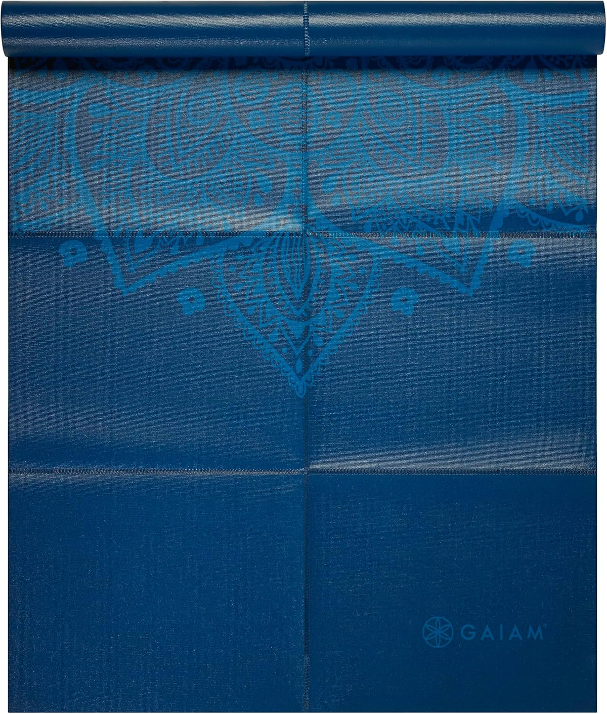 Gaiam Folding Yoga Travel Mat, 2mm, Foldable & Lightweight