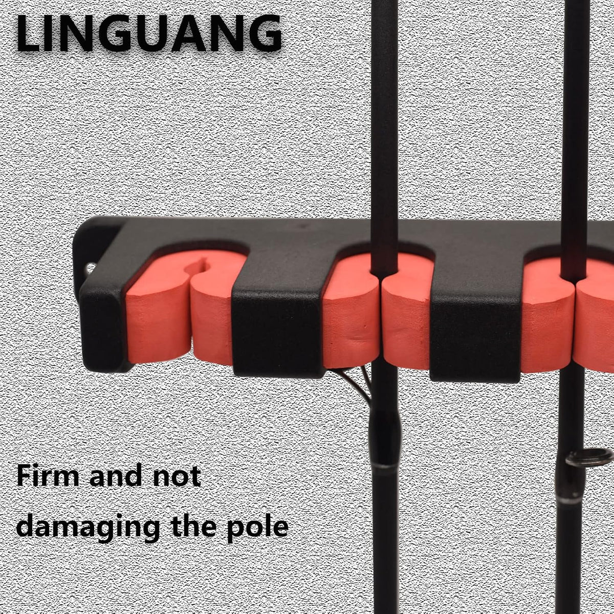 Vertical Fishing Rod Holders Wall Mount,Pole Racks for Garage