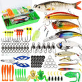 Fishing Lures Tackle Box Bass Kit with Plier,Saltwater & Freshwater Baits