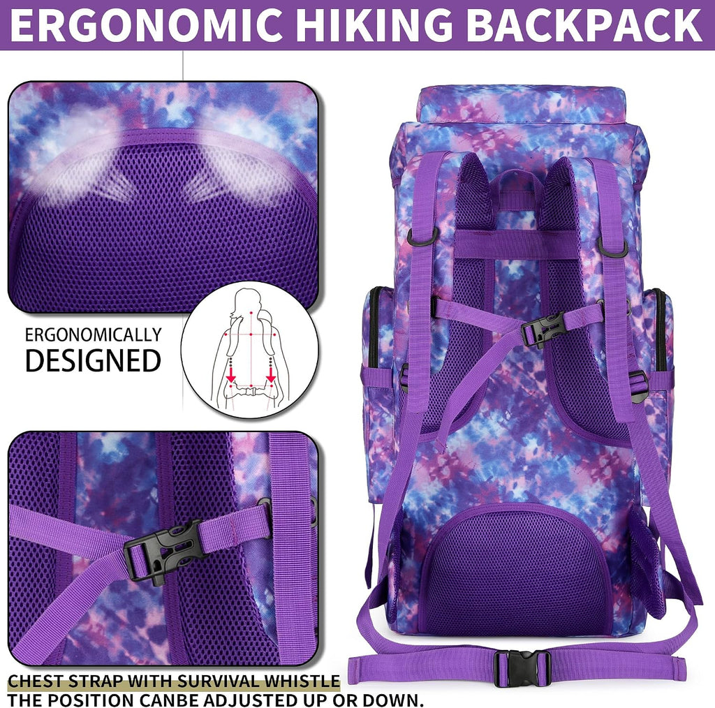 Hiking Backpack for Men 70L/100L Camping Backpack Military Rucksack Molle 3 Days Assault Pack for Climbing