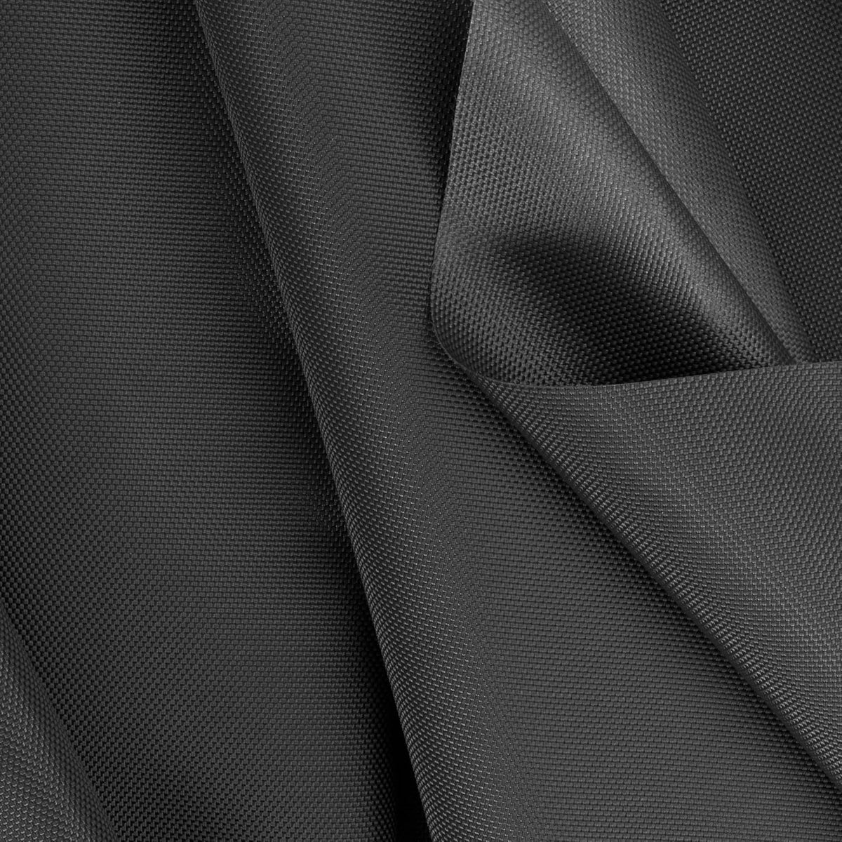 Chase Harper USA – 1680 Denier Ballistic Nylon Fabric Pre-Cut – Heavy Duty Tear-Resistant Material with Polyurethane Coating & Water-Resistant Finish – 60” Width x 1 Yard Length – Black