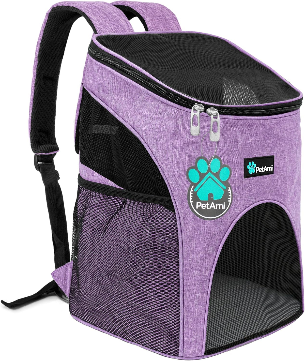 PetAmi Cat Backpack Carrier for Small Dogs and Large Cats, Airline Approved