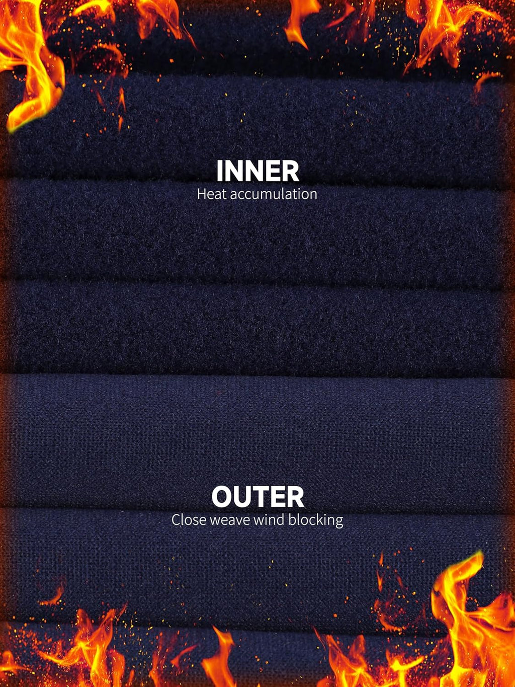 Thermal Underwear for Men Fleece Lined Long Johns for Mens Winter