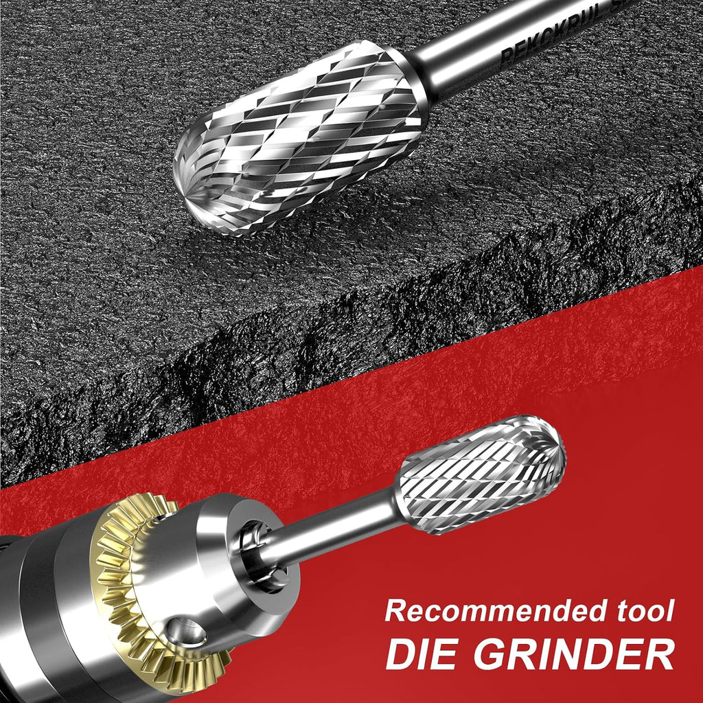 Professional Tungsten Carbide Rotary Burr Bit SC-5 with 1/4" Shank
