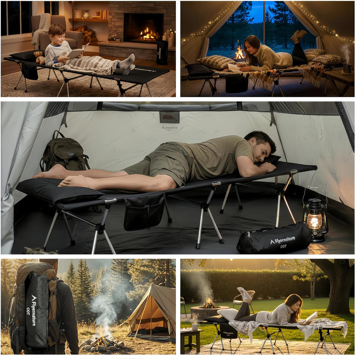 Lightweight Foldable Camping Cot