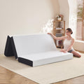 Foldable Mattress Queen – 6 Inch Tri Fold Memory Foam Folding Bed with Washable Cover, Non-Slip Bottom, Portable Floor Mattress for RV, Guest Room, Camping, No Fiberglass Fireproof Core, 78"x58"x6"