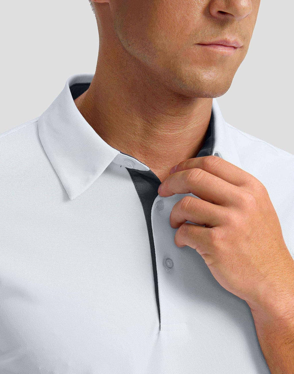 Men's Golf Polo Shirts Dry Fit Moisture Wicking Performance Short Sleeve