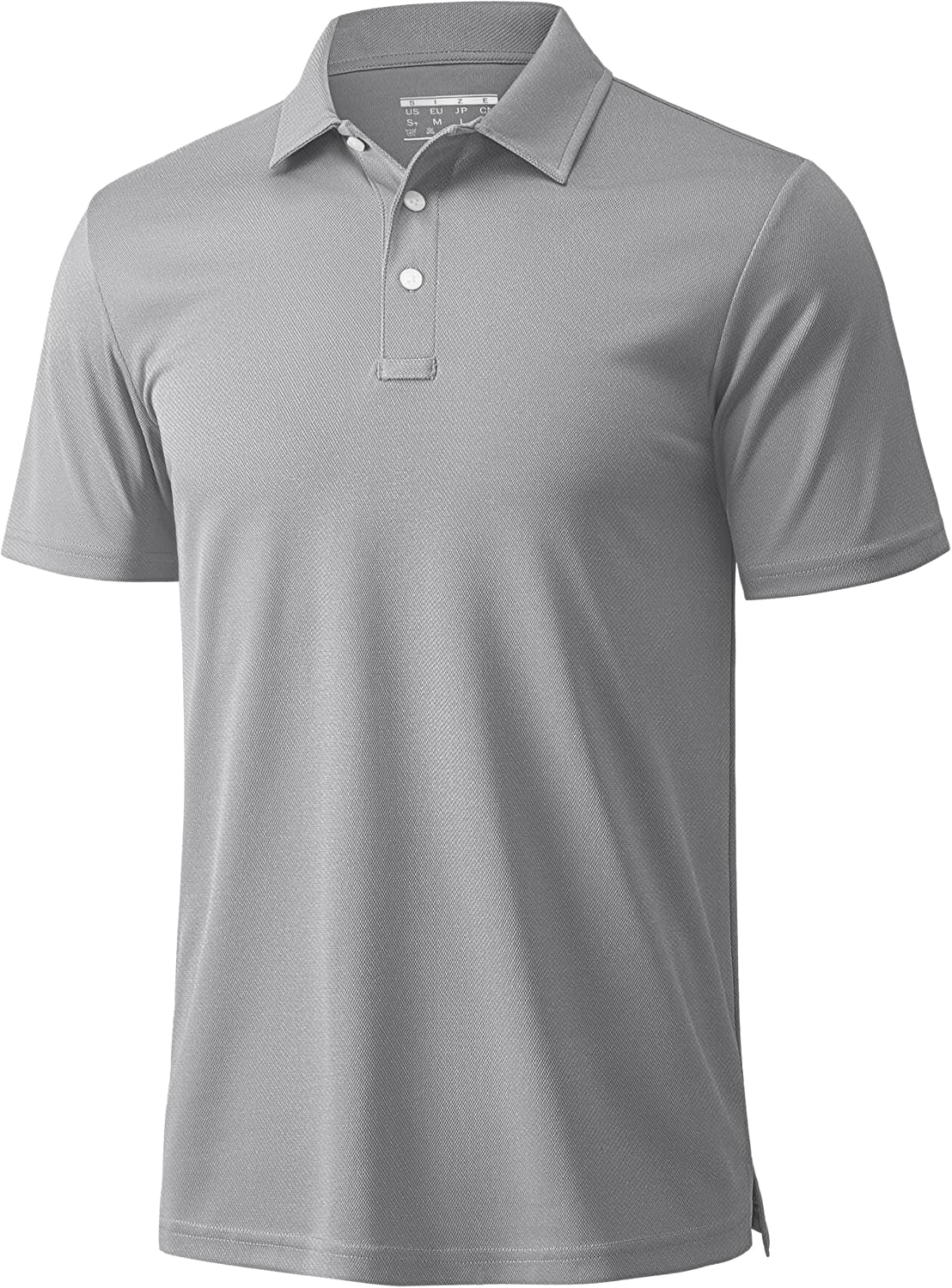 MAGCOMSEN Men's Polo Shirts 3 Buttons Casual Work T Shirts Quick Dry Short Sleeve Golf Shirt Pique Jersey Outdoor Performance