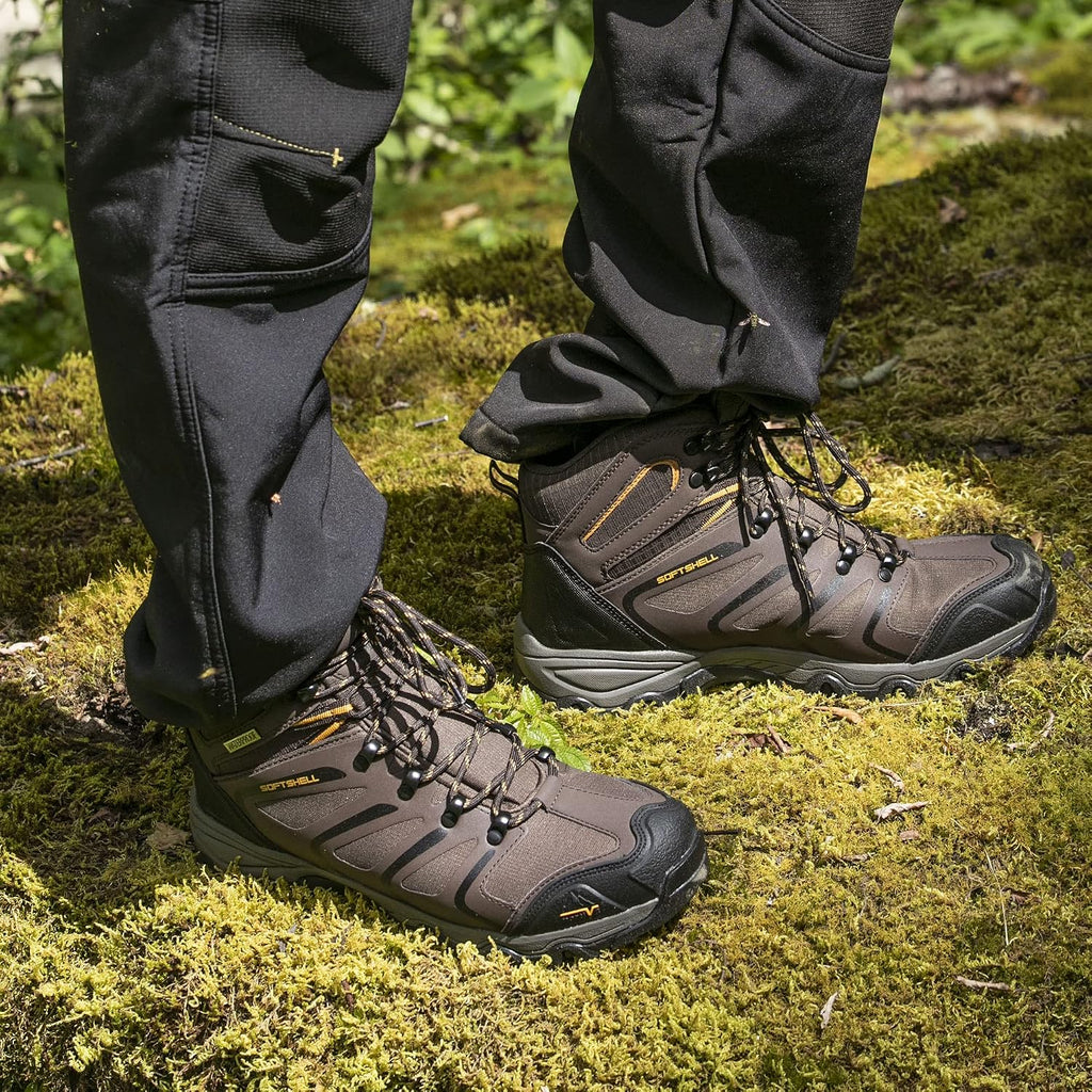 NORTIV 8 Men's Ankle High Waterproof Hiking Boots